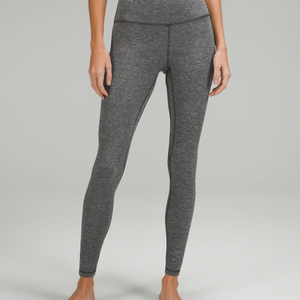 Lululemon Align 28” High Rise Pants - Heathered black Grey